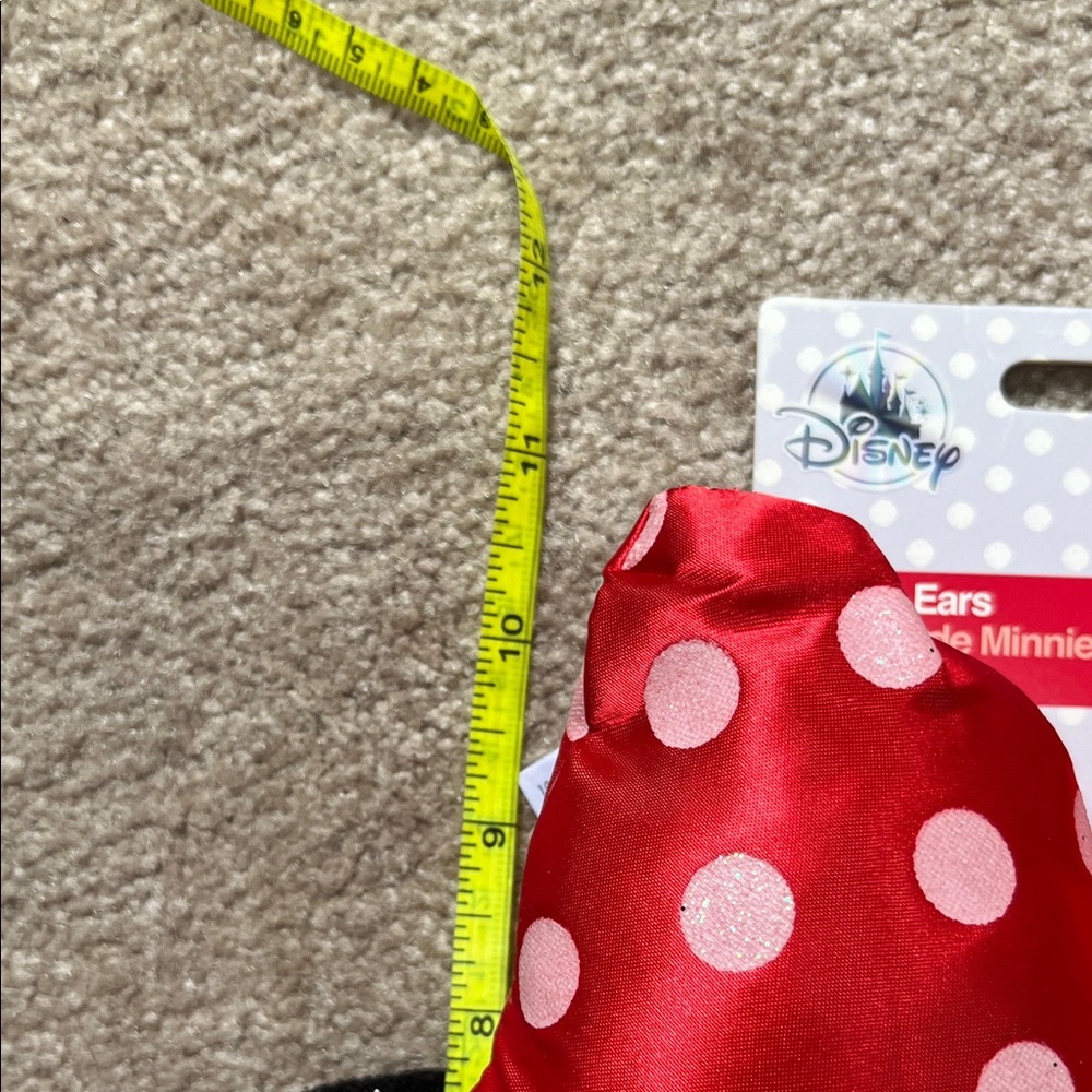 NWT Disney Minnie Mouse Red Polka Dot Headband Gems - Picture 9 of 9